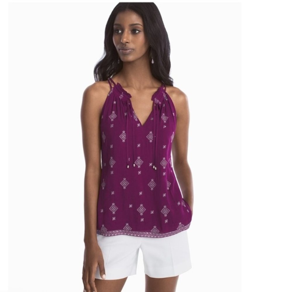 White House Black Market Halter Top